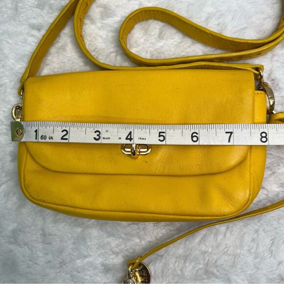 Henri Bendel Mini Crossbody Mustard Color - Picture 14 of 16